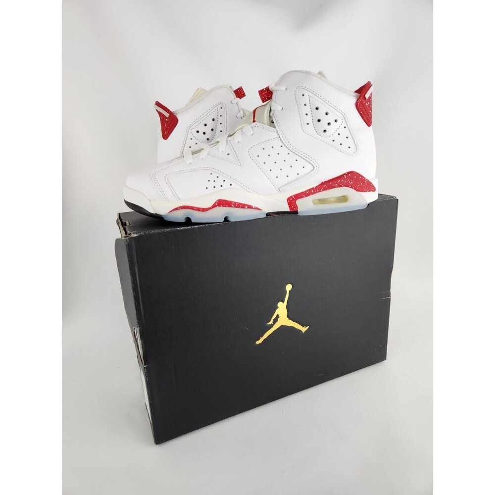 Nike Air Jordan 6 Retro GS 'Red Oreo' 2022 Shoes 384665-162  Youth 6.5Y Womens 8